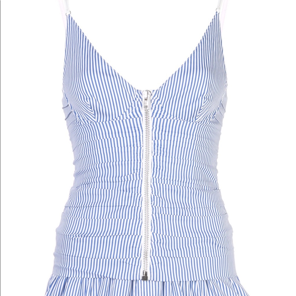 Alexander Wang Ruched Zip Front Cami - Picture 4 of 7